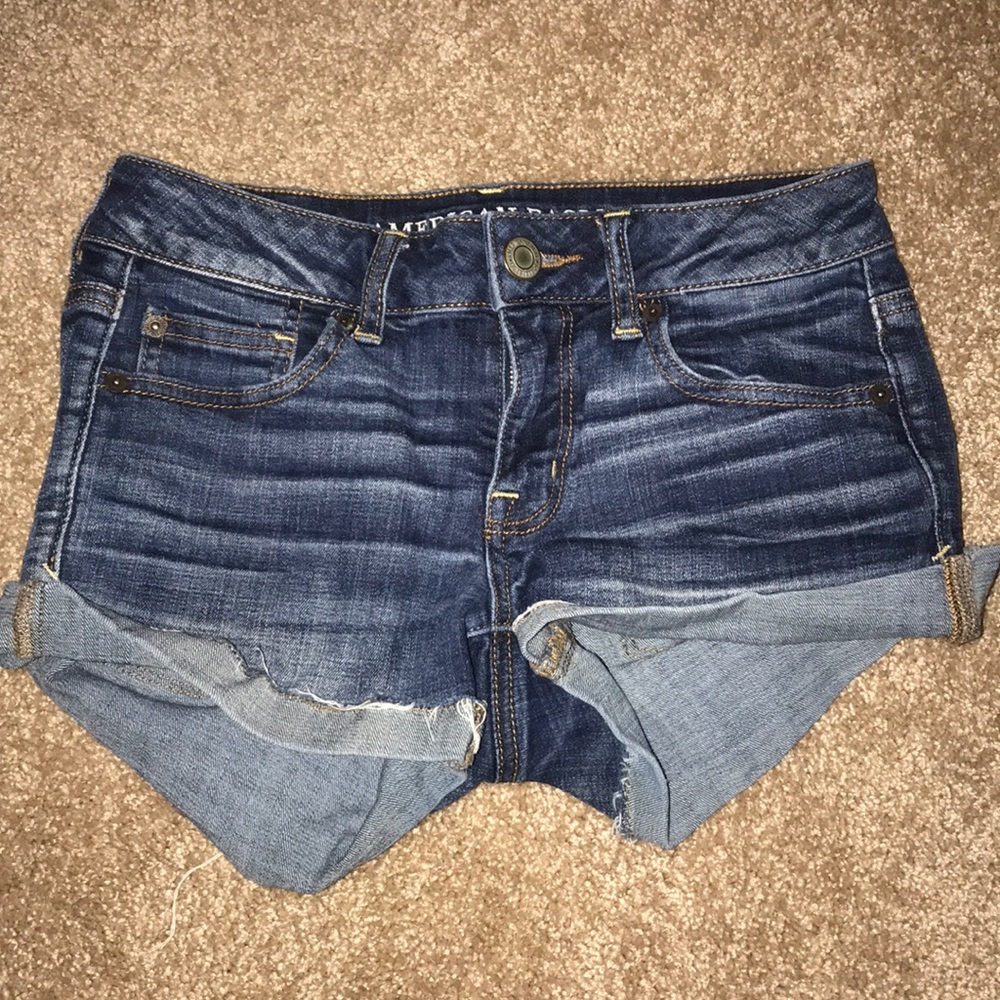 American Eagle super stretch jean shorts